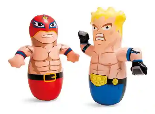 Luchador Inflable Intex 94x74cm. Se Envia Uno De Los Dos Muñecos Mostrados.