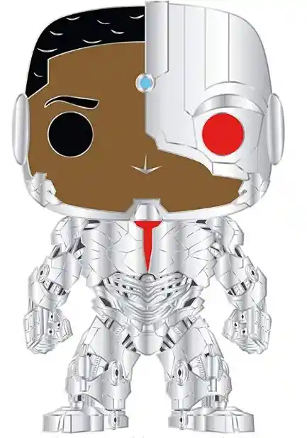 Funko Pop Pin: Dc - Cyborg Multicolor 08