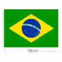 Bandera Brasil 1.50x90cm Exterior Grande