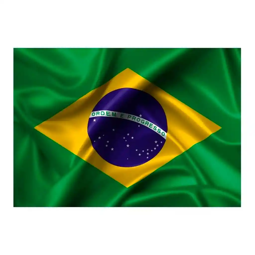 Bandera Brasil 1.50x90cm Exterior Grande