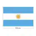 Bandera Argentina 1.50x90cm Exterior Grande