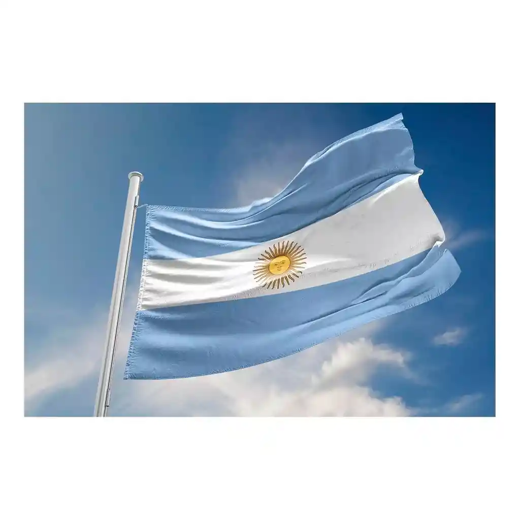 Bandera Argentina 1.50x90cm Exterior Grande