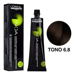 Tinte De Cabello Sin Amoniaco Inoa N°6.8 Rubio Oscura Moka