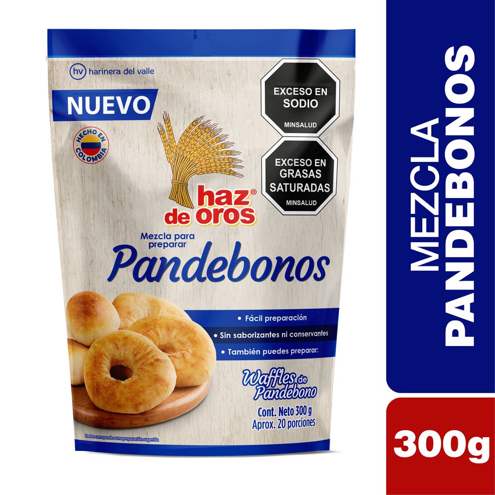 Haz De Oros Mezcla para Preparar Pandebono 300 g