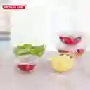 Juego De 5 Tazones De Vidrio Para Alimentos