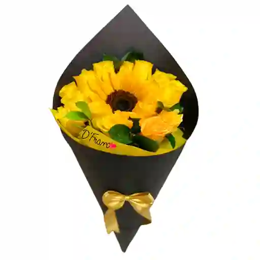 Bouquet De Rosas Amarillo
