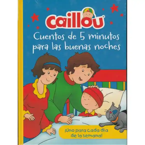 Acurrúcate y encuentra en un solo libro ilustrado todos tus cuentos favoritos de Caillou para antes de ir a dormir.