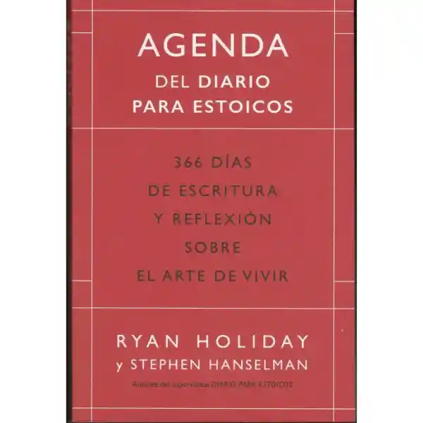 Agenda Del diario Para Estoicos Edición Limitada Roja