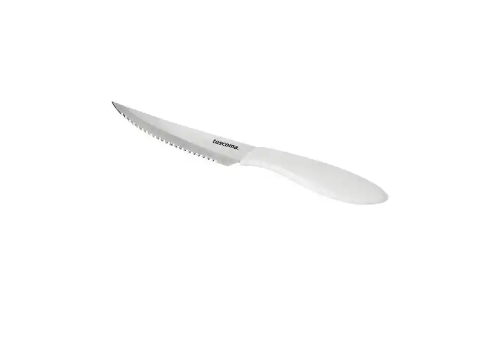 Cuchillo Tescoma Chuletero 12cm X 6 Piezas Blanco