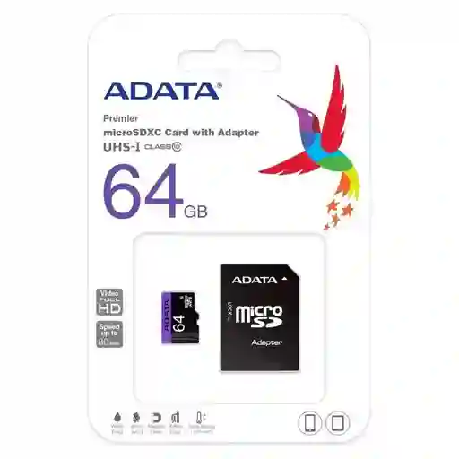 Micro Sd De 64gb Adata