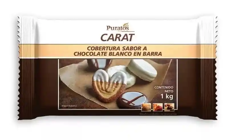 Cobertura De Chocolate En Barra Blanca X 1kg