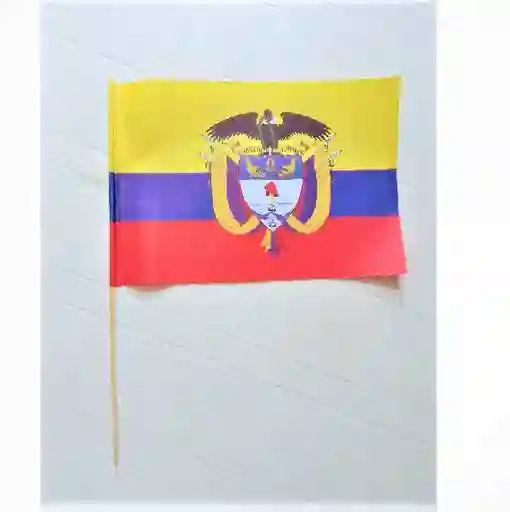 Banderita Bandera De Colombia En Papel