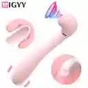 Vibrador Succionador De Clitoris 2 En 1 Estimulador Punto G Wand