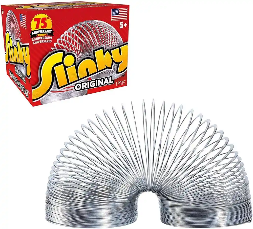 Slinky Original Made In Usa Walking Spring Original Juego Resorte Antiestrés Juguetes