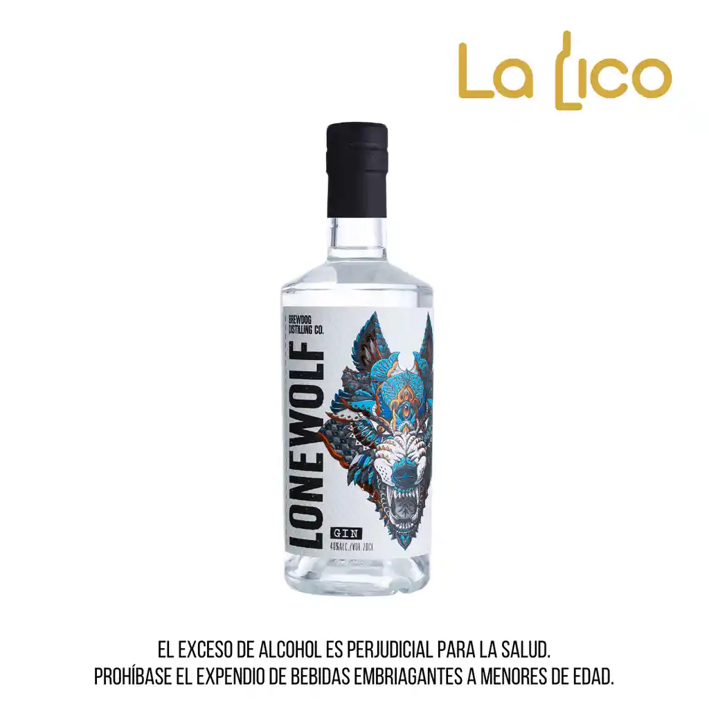 Ginebra Lonewolf Dry Gin 700ml