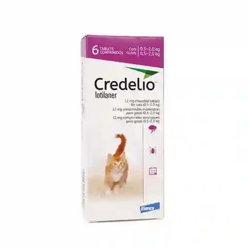 Credelio Gato 12 Mg (0.5- 2 Kg)