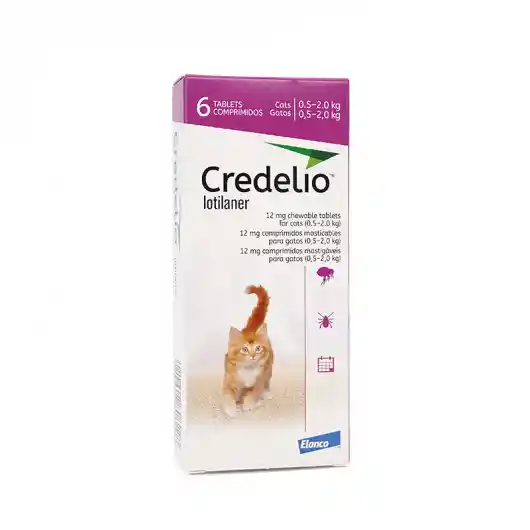 Credelio Gato 12 Mg (0.5- 2 Kg)