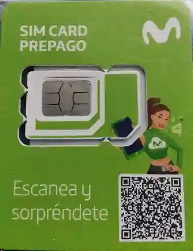 Sim Card Movistar Prepago