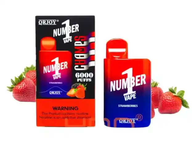 Number 1 Strawberries - 6000 Puff*