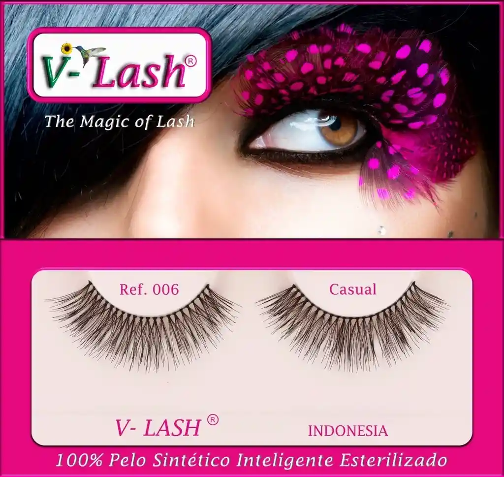 V-lash Pestaña Entera Casual Ref. 006