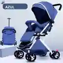 Coche Paseador Para Bebe Tipo Maleta + Toldillo Azul 609-2