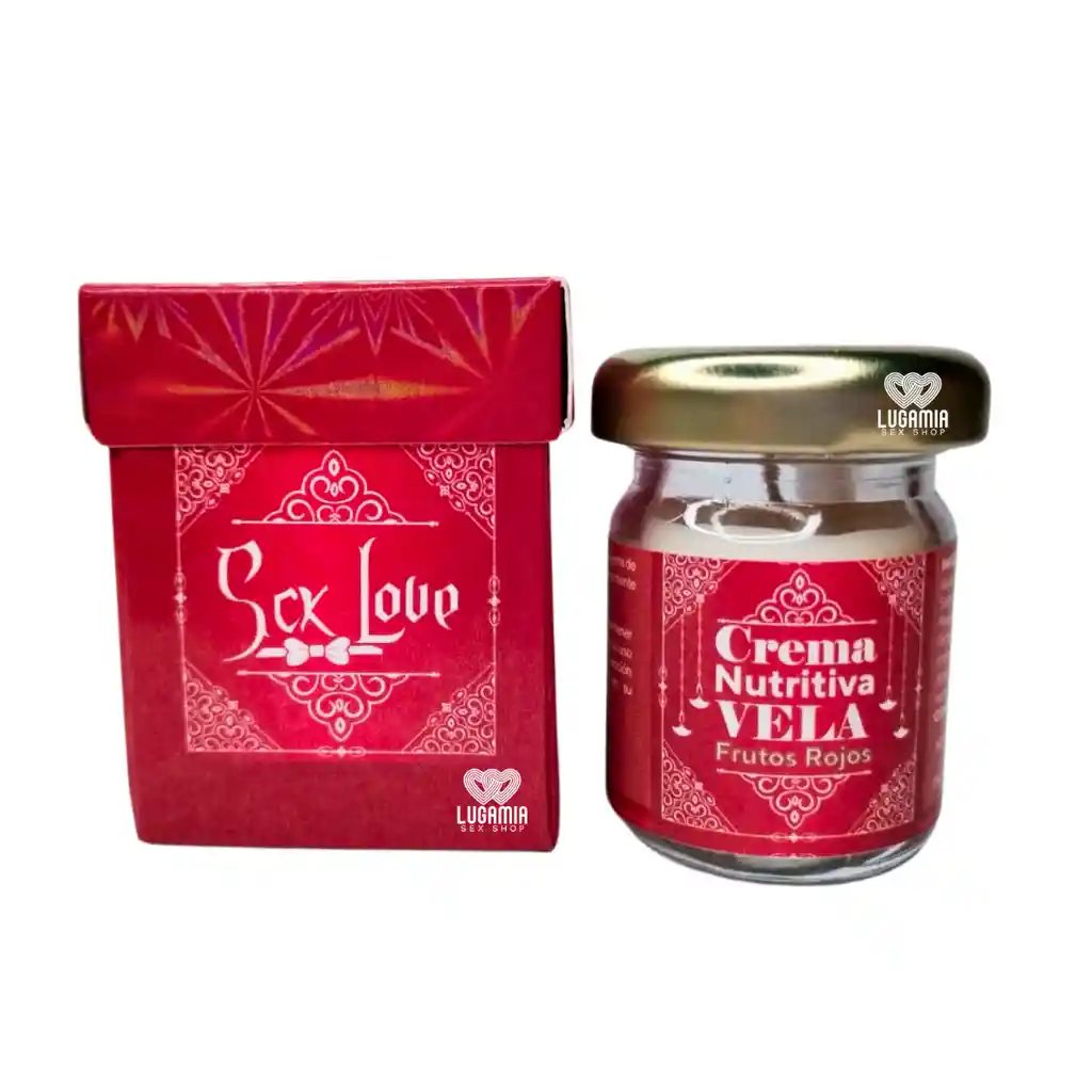 Vela Para Masajes Crema Nutritiva Frutos Rojos