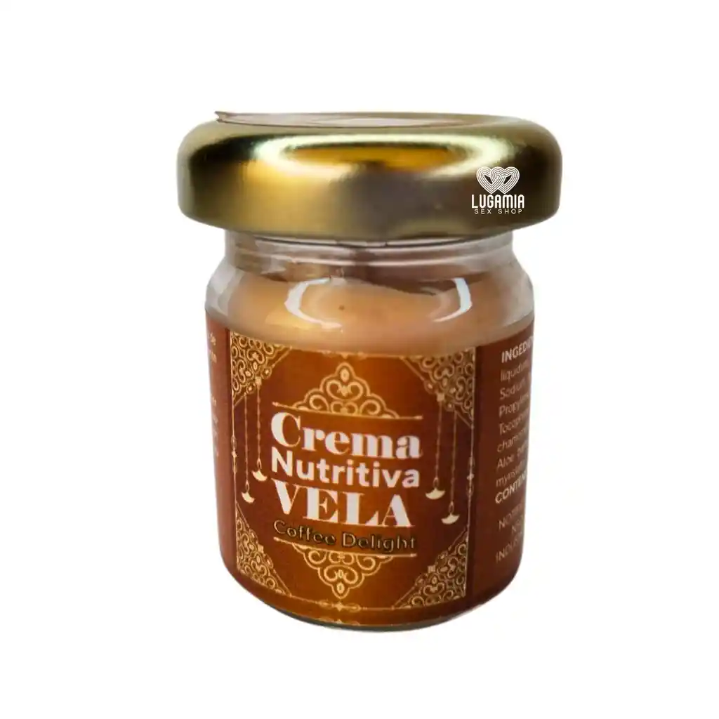 Vela Para Masajes Crema Nutritiva Coffee Delight