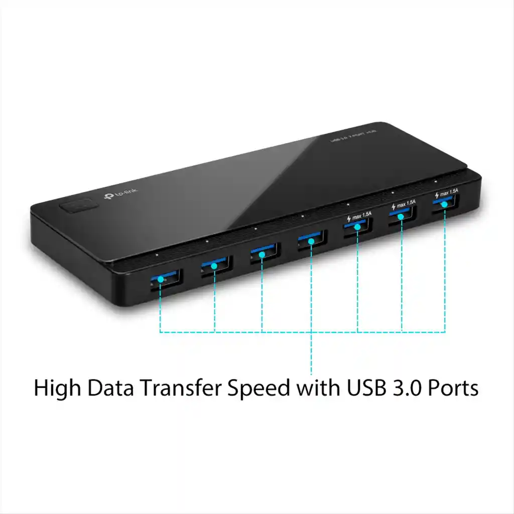  Hub De 7 Puertos Usb 3.0 Superspeed Tp-Link Uh700 