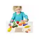 Frutas Y Verduras Madera Montessori Para Cortar Juego Niños