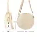 Bolso Manos Libres De Dama Mujer Karla Chacon Beth Beige