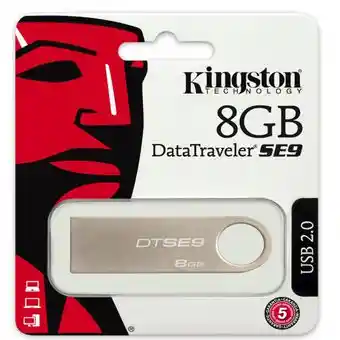 Memoria Usb Kingston 8g Metálica