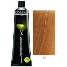 Tinte De Cabello Sin Amoniaco Inoa N° 9 Rubio Muy Claro