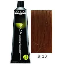 Tinte De Cabello Sin Amoniaco Inoa N° 9.13 Rubio Muy Claro Ceniza Dorado