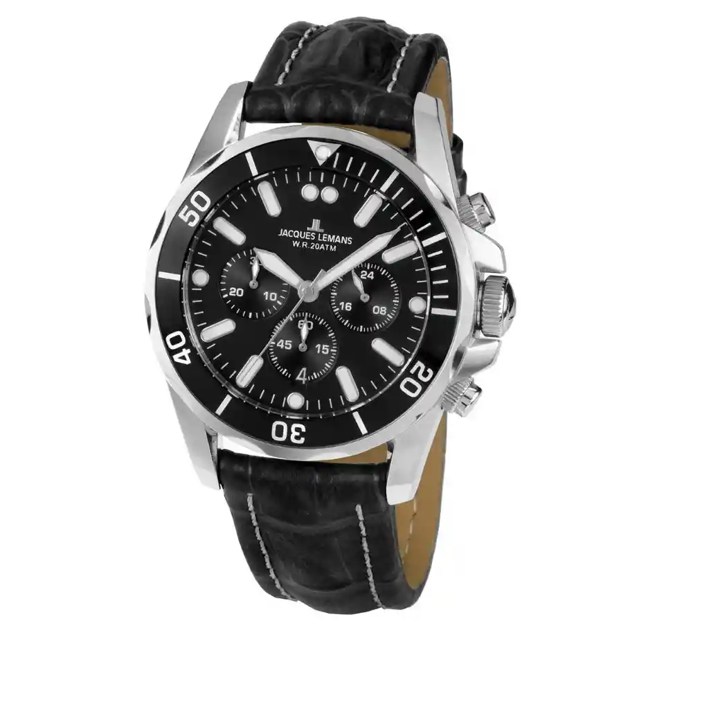 Reloj Jacques Lemans Hombre 1-1907za Negro