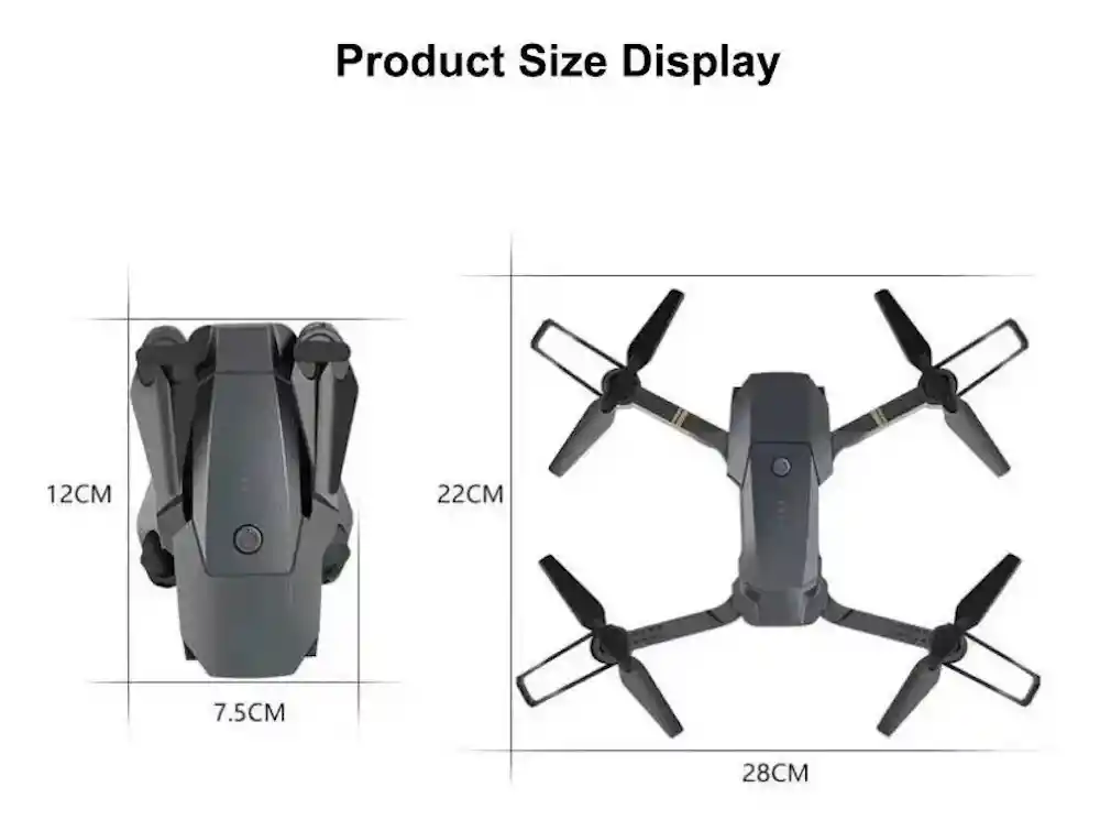 Drone 998 Con Camara Ideal Para Principiantes Con 3 Baterias