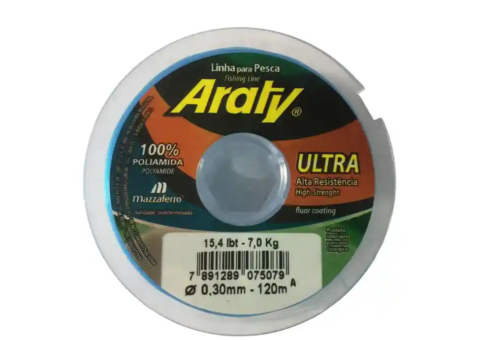 Naylon De Pesca Araty 0,30mm-120m Ultra Alta Resistencia