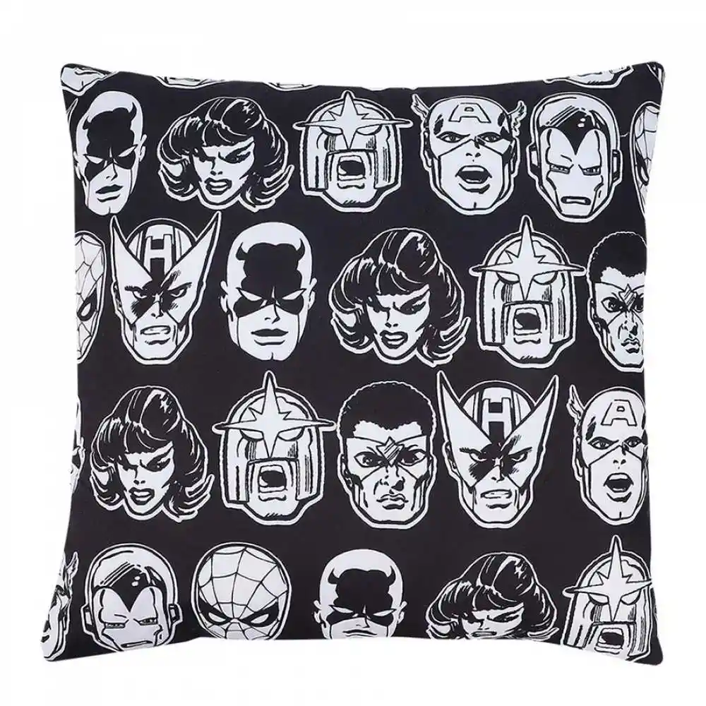 Cojin Marvel Negro 45x45cm