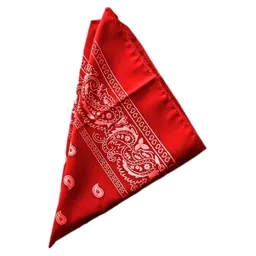 Pañoleta Bandana Estampada Colores Moda Roja