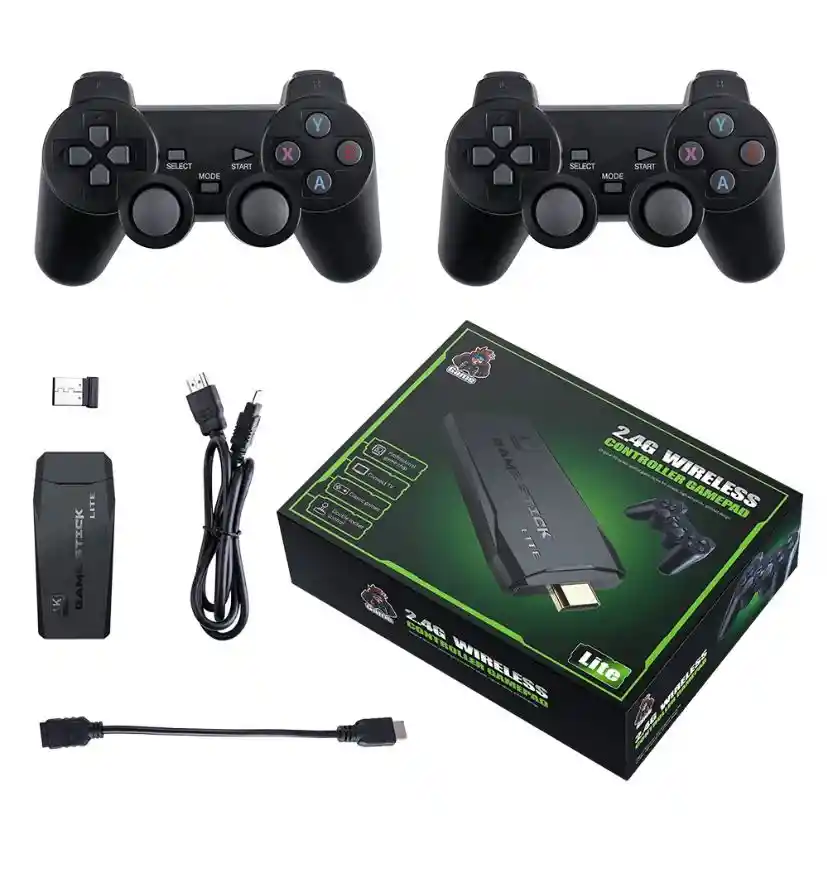 Game Stick Hdmi ,15.000 Juegos ,nueva Consola Retro Pandora 2 Controles Inalambricos.