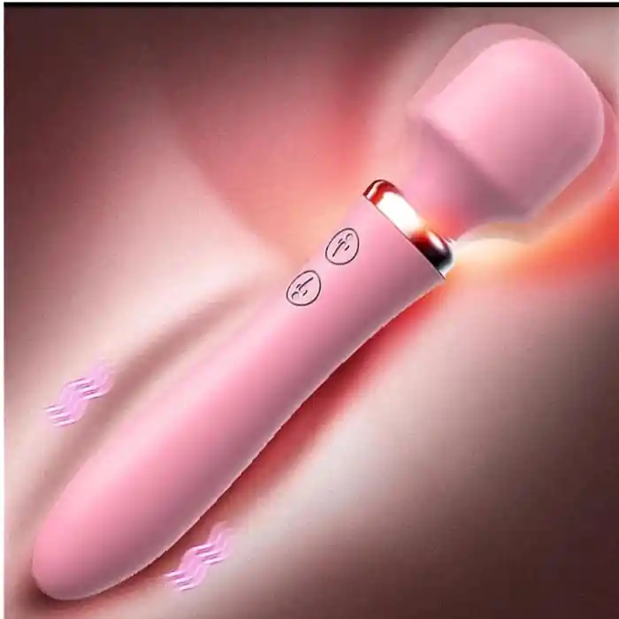 Vibrador Doble Motor Masajeador De Clitoris Hitachi Y Consolador 10 Modos De Vibracion Superior Y 10 Modos De Vibracion Inferior