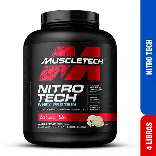 Nitrotech 4 Libras Vainilla - Muscletech