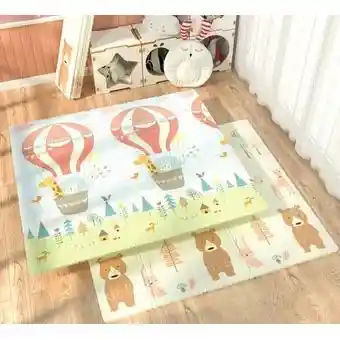 Tapete Alfombra Reversible Plegable Infantil 180 Cm X 200 Cm