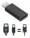 Adaptador Convertidor Otg Usb Tipo C A Conector Lightning Iphone