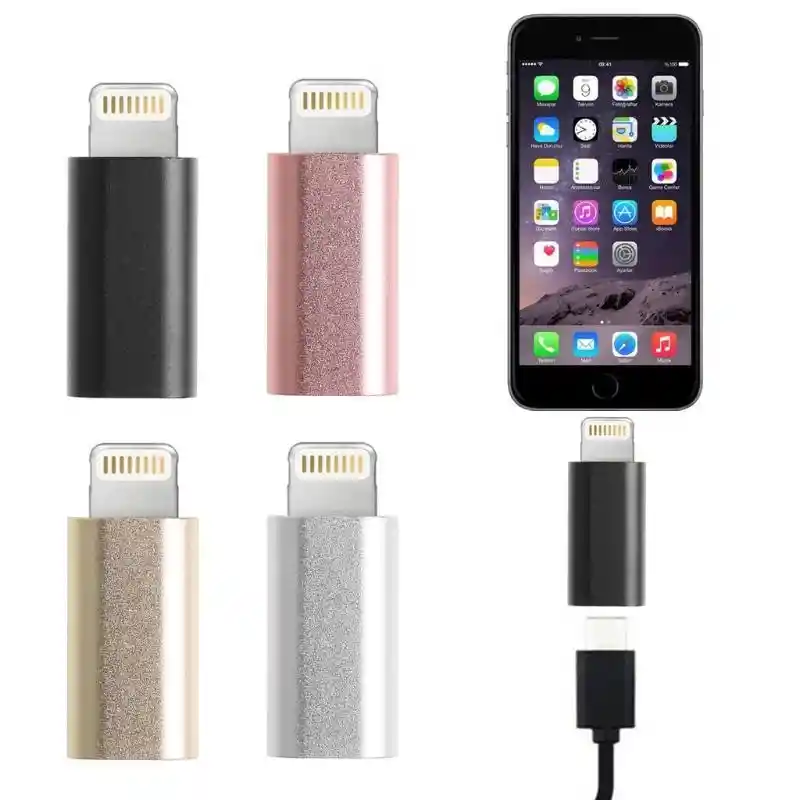 Adaptador Convertidor Otg Usb Tipo C A Conector Lightning Iphone