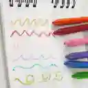 Crayones De Cera Pelikan, Triangulares Jumbo Glitter X 6 Colores