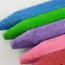 Crayones De Cera Pelikan, Triangulares Jumbo Glitter X 6 Colores