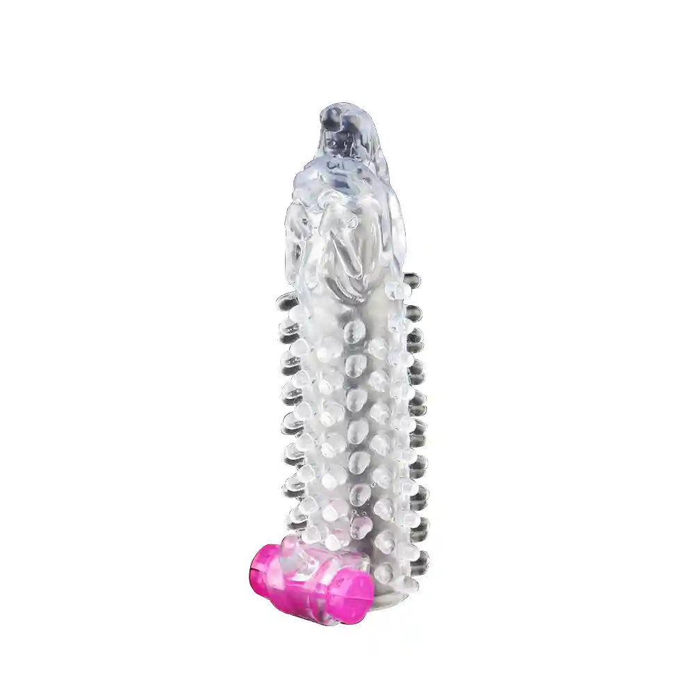 Funda Para El Pene Drakon Con Vibración Transparente Camtoyz