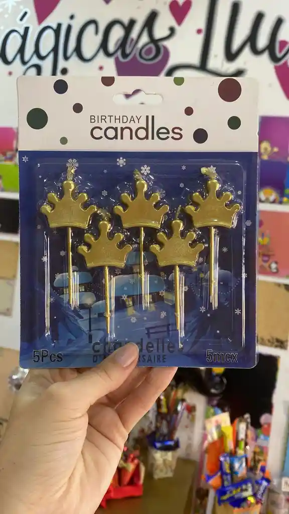 Velas De Cumpleaños Coronas