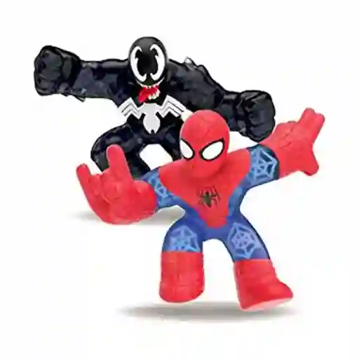 Figuras Coleccionables Goo Jit Zu Heroe Marvel Spiderman Vs Venom