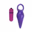 Plug Anal Con Vibración Santorini Morado